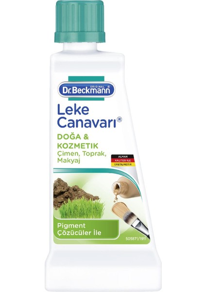 Dr. Beckmann Leke Canavarı, Kozmetik, Çimen, Toprak 50 ml