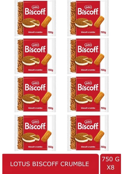 Biscoff Crumble 750 gr x 8 Adet