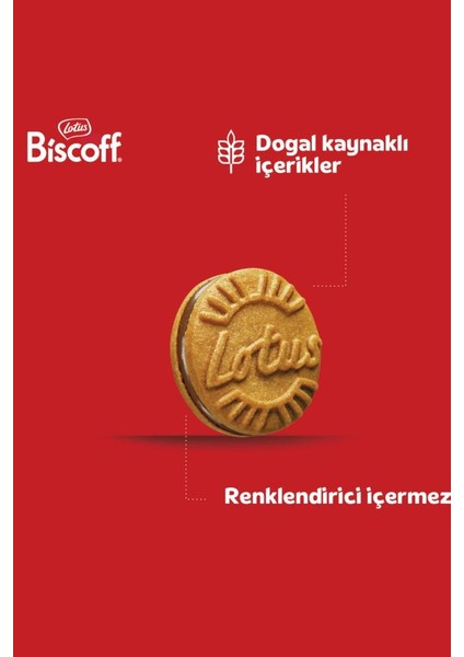 Biscoff Sandwich Biscoff Chocolate 150 gr Çikolata Kremalı Bisküvi x 4 Adet