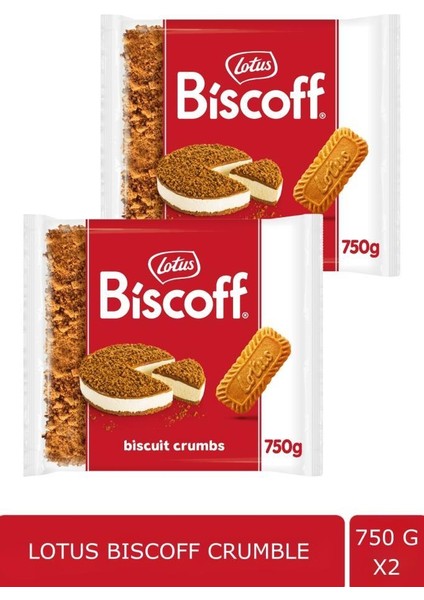 Biscoff Crumble 750 gr x 2 Adet