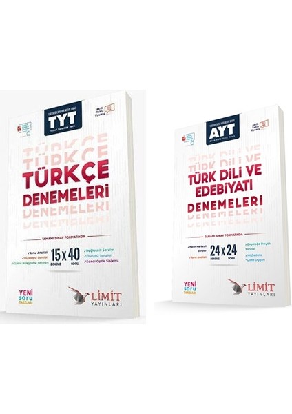 TYT Türkçe - AYT Edebiyat Deneme 2'li Set 2024