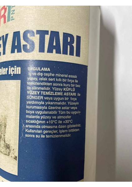 Küflü Yüzey Astarı 1 Lt