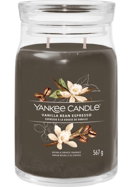 Yankee Candle Vanilla Bean Espresso Signature Büyük Mum