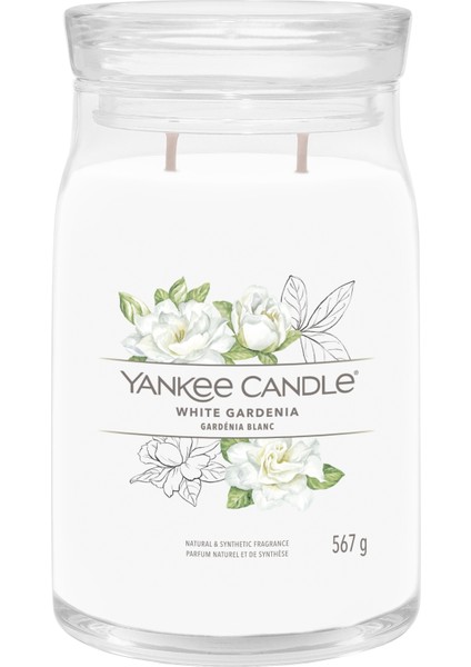 White Gardenia Signature Büyük Mum