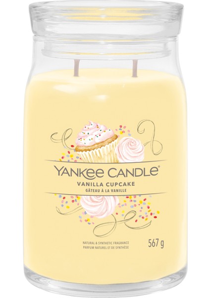 Vanilla Cupcake Signature Büyük Mum