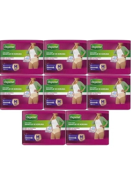 Emici Külot Hasta Bezi Medium - Orta Kadın 80 Adet (8pk*10)