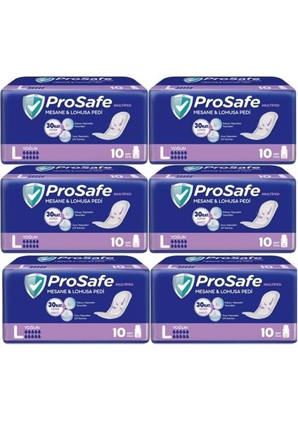 Mesane & Lohusa Pedi L-Büyük Yoğun 60 Adet (6pk*10)