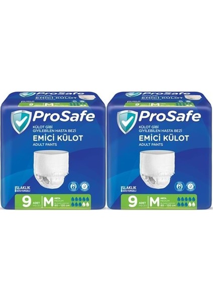 Emici Külot Hasta Bezi Orta-Medium 18 Adet (2pk*9)