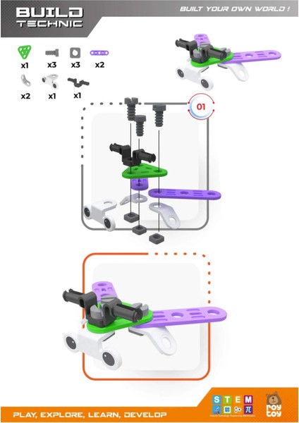 Open Toys Sök Tak Araçlar- Mosquito (14 Parça)