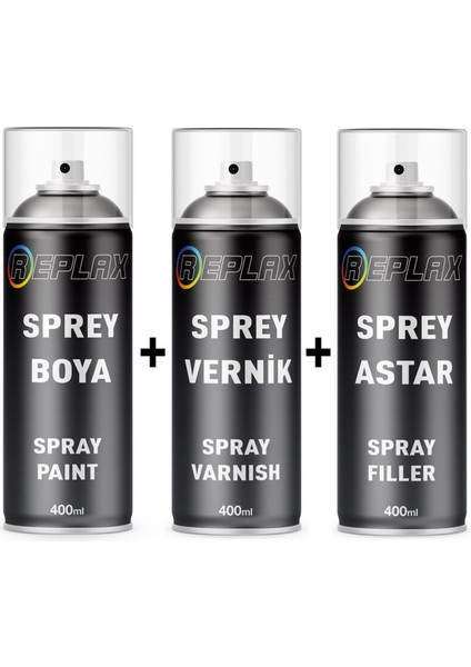 Togg Kula Grisi Sprey Boya+Vernik+Astar
