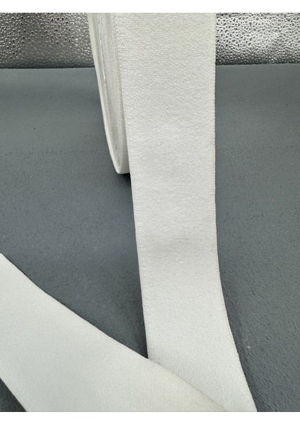 3.5 cm Dokuma Muss Lastik-5 Metre-Beyaz indirimleri