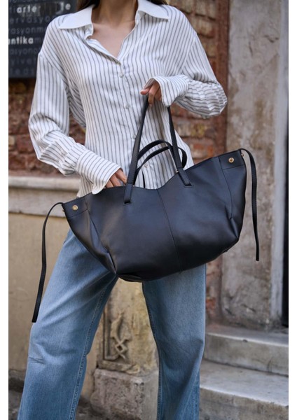 Siyah Kadın Cüzdanlı Pole El ve Omuz Çantası modelleri