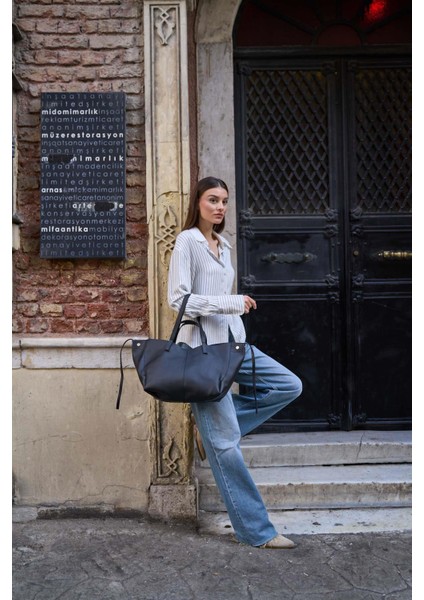 Siyah Kadın Cüzdanlı Pole El ve Omuz Çantası indirimleri