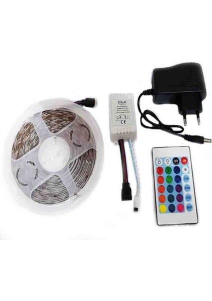 Rgb Set Dış Mekan Silikonlu Şerit LED 5m CT-4557