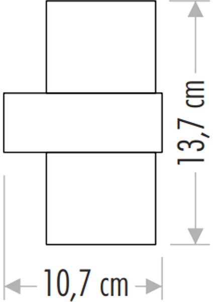 12W Bora Bahçe LED Aplik Günışığı (3200K) CT-7048 fiyatları