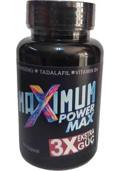 Power Max Erkekler Için Maxìmum Gùç 30 Lu