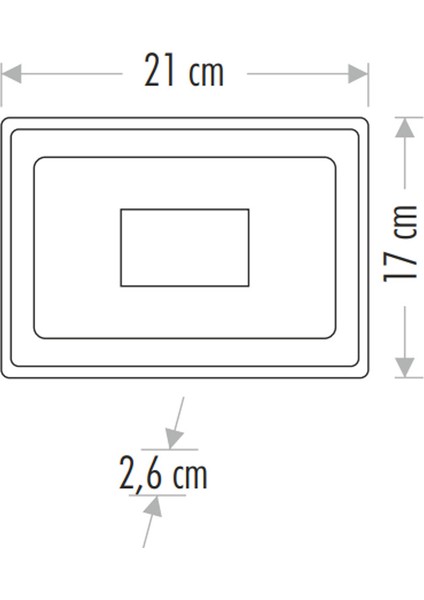 30W Platinium LED Projektör 6500K (BEYAZ)CT-4657 fırsatları