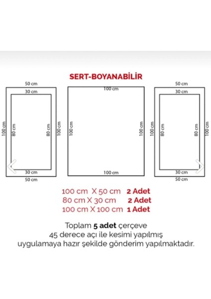 2.5 cm Venedik Boyanabilir Dekoratif Duvar Çıtası Hazır Kesimli Beyaz