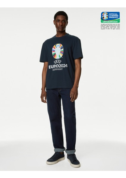 Marks & Spencer Saf Pamuklu Uefa Euro2024™ T-Shirt