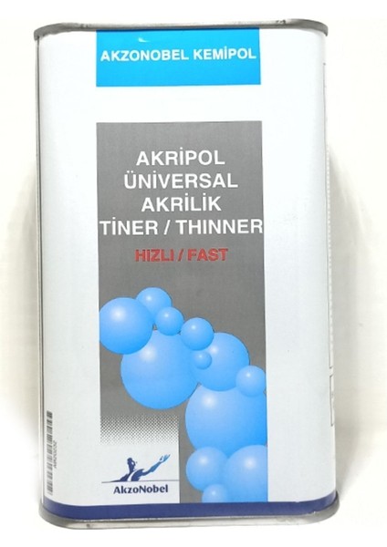 Akzo Nobel Akripol Unıversal Akrilik Tiner Hızlı Fast 1 Lt