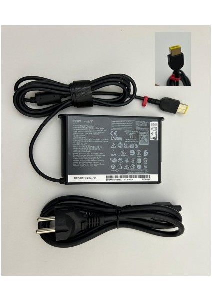 Lenovo Muadil Thinkpad P1 20MD 20ME Notebook Adaptör 135W