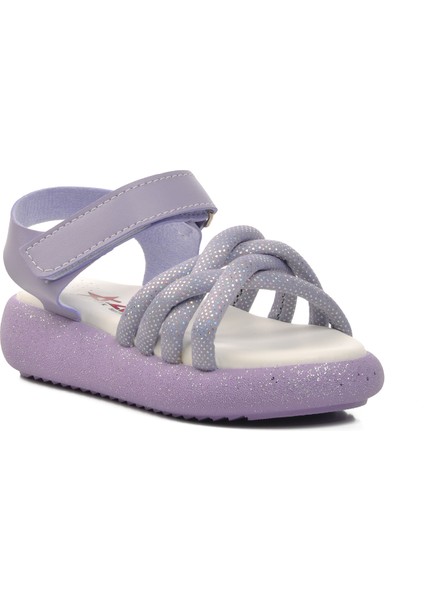 24-401-P Lila Ortopedik Taban Kız Çocuk Sandalet