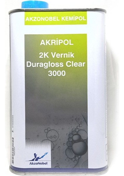 Akripol 2k Duragloss Clear 3000 Vernik 1 Lt