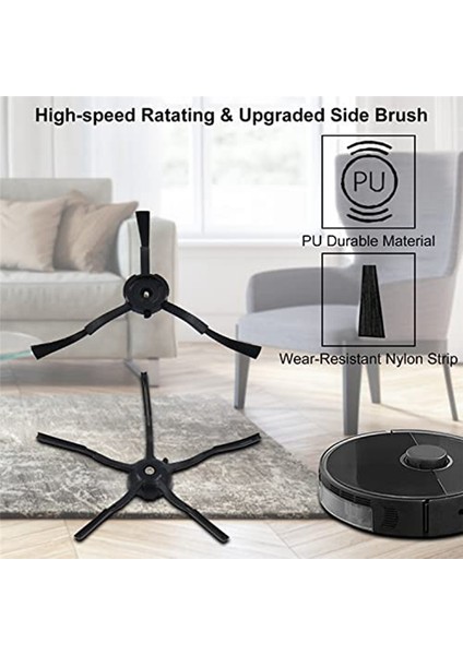 S6 Pure, S6, E4, S4 Max, S6 Maxv, S5, S5 Max, S4, E20 E25 E35 S50 Robot Süpürge Için Yedek Parçalar (Yurt Dışından)