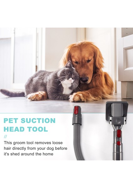 V15 V11V10 V8 V7 Elektrikli Süpürge Köpek Kedi Pet Saç Fırçası Bakım Aracı Esnek Uzatma Hortumu Yedek Parçalar (Yurt Dışından)