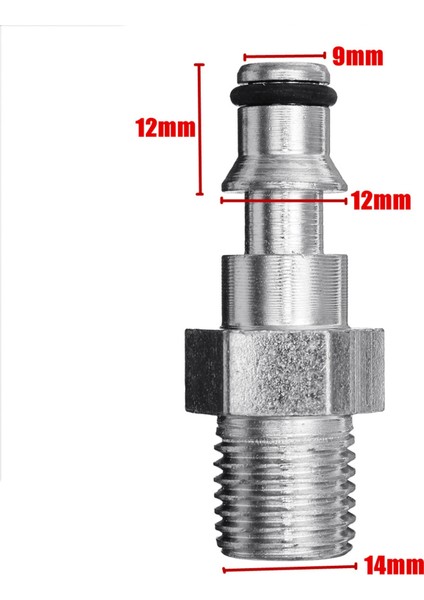 3x Hızlı Bağlantı Basınçlı Yıkama Makinesi - Vax Için Hortum Adaptörü, M14 Gömme Hızlı Takma Parçası (Yurt Dışından)