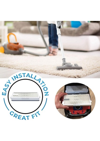 2x -HA50 Hepa Airclean 50 Filtre Elektrikli Süpürge Serisi Için Uyumlu Komple C3 C2 C1 S8000 S6000 S5000 S4 S5 (Yurt Dışından) indirimleri