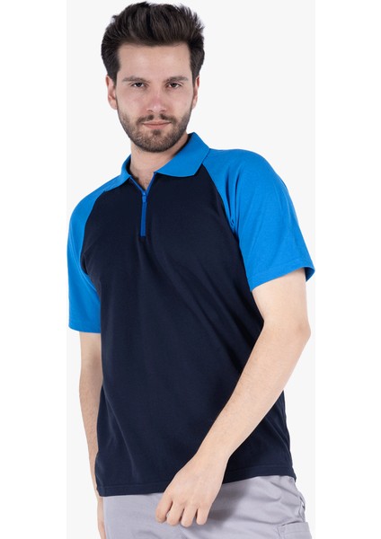 OWL Polo Yaka Fermuarlı T-Shirt