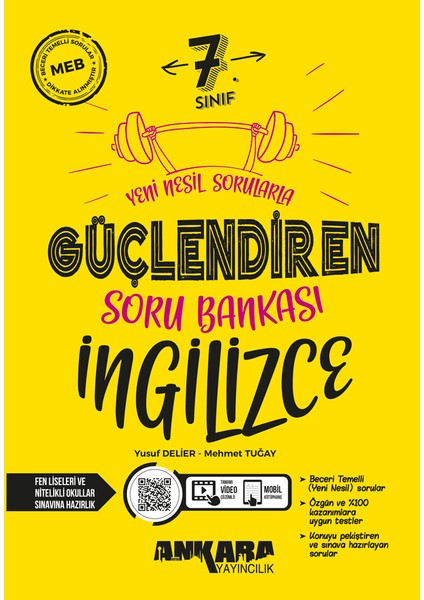 Ankara Yayıncılık 7. Sınıf Ingilizce Güçlendiren Soru Bankası 2024-2025 Güncel Baskı