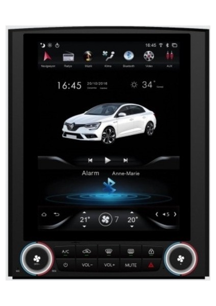 Renault Megane 4 Necvox 9.7'' Uyumlu Nano Ekran Koruyucu