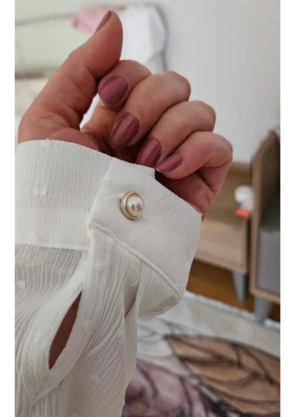 11,5 mm Ayaklı Gold Inci Metalize Düğme(15 Adet) fırsatları