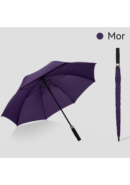 Fiber Otomatik Iş Düz 27 Inç Golf Şemsiyesi Hediye Uzun Saplı Şemsiye (Yurt Dışından) indirimleri