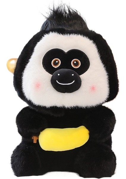 Meyve Dudu Yastık Bebek Sevimli Beyaz Yüzlü Keşiş Maymun Peluş Oyuncak (Yurt Dışından)