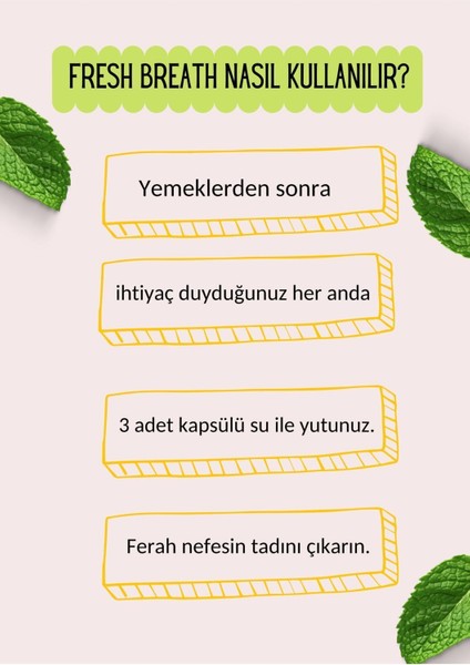 Fresh Breath 3 Kutu 25'Li Ağız Kokusu Önleyici, Nefes Temizleyici