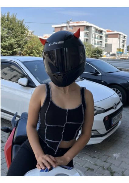 Motosiklet Kask Boynuzu
