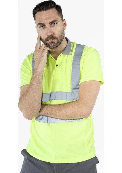 OWL Polo Yaka Dry Touch Hi-Vis T-Shirt modelleri