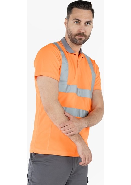 OWL Polo Yaka Dry Touch Hi-Vis T-Shirt