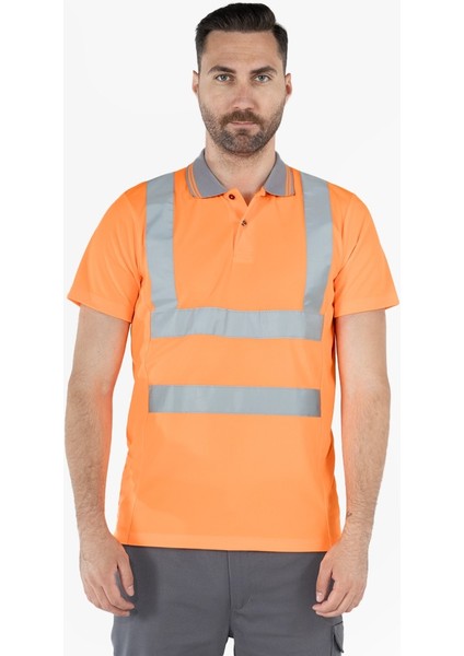 OWL Polo Yaka Dry Touch Hi-Vis T-Shirt