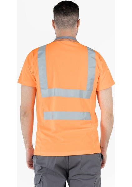 OWL Polo Yaka Dry Touch Hi-Vis T-Shirt