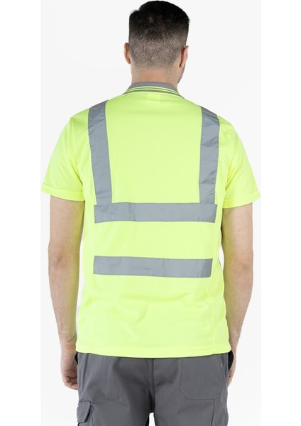 OWL Polo Yaka Dry Touch Hi-Vis T-Shirt