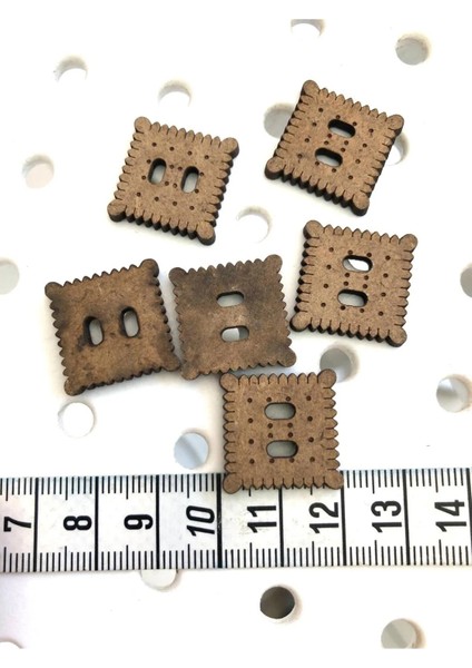 Pötibör Model Tahta Düğme 20 mm (10 Adet) modelleri