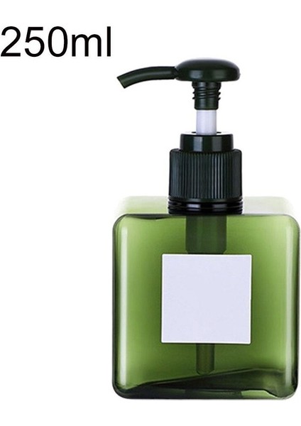 250ML Stili Taşınabilir Seyahat Pompalı Sabunluk Ev Duş Şampuan Losyon Boş Doldurulabilir Pompalı Dispenser Şişe (Yurt Dışından)