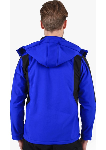 OWL Çift Renkli Kapüşonlu Softshell Mont