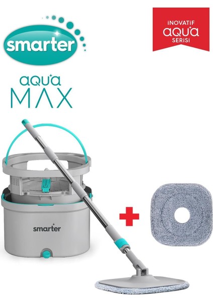 Aqua Max Temizlik Seti + Yedek Mop