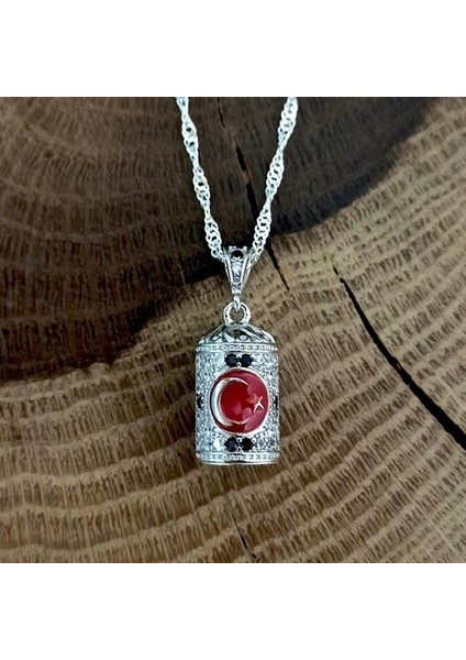 Silindir Ay Yıldız Kadın 925 Ayar Gümüş Kolye Zincir Gklgmsslınr indirimleri