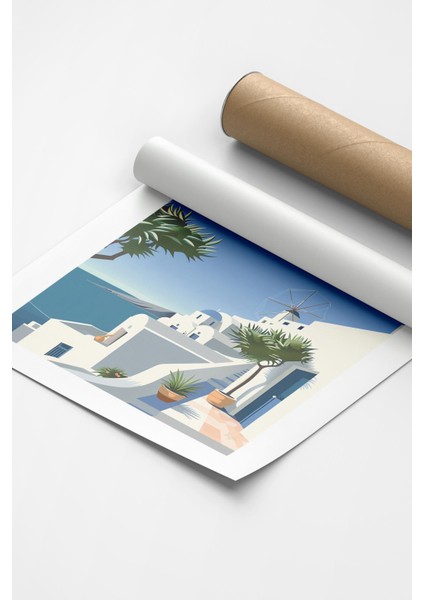 Santorini | Şehir Posteri